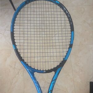 Blue Tennis Racket